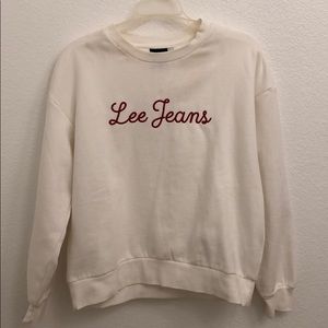 Lee sweatshirt.